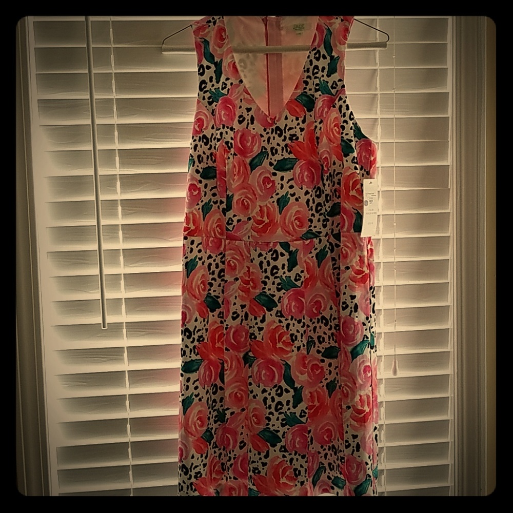 Jade pleated dress